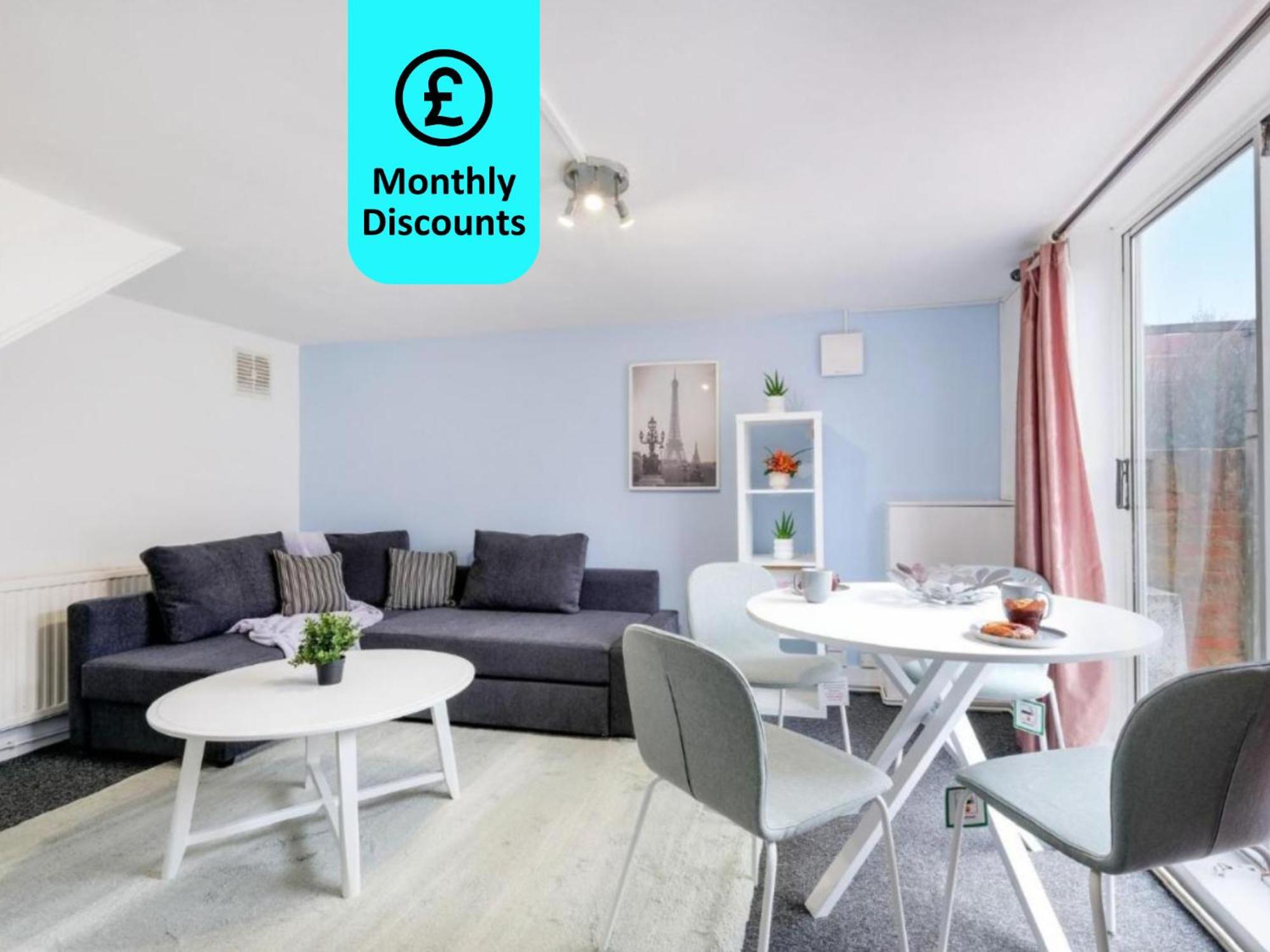 FelthamChic 1Br House In Hounslow - 12 Mins From Heathrow Airportアパートメント エクステリア 写真